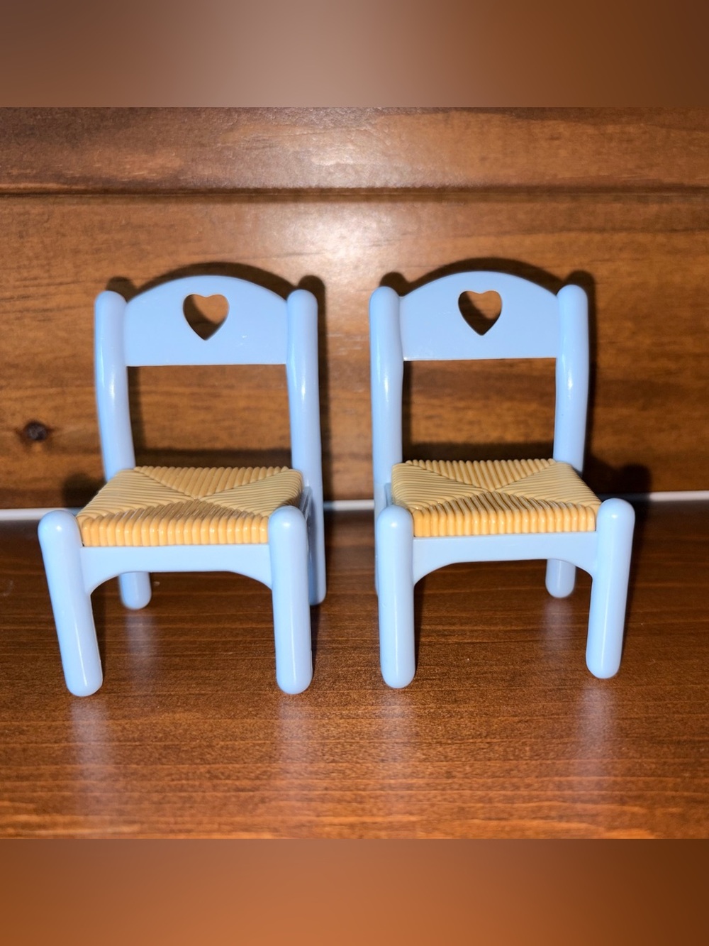 Vintage 1993 fisher price loving family dollhouse chairs